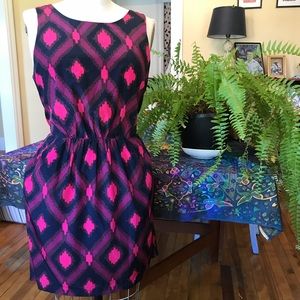 Ikat patterned dress GAP